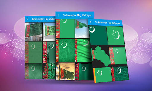 Turkmenistan Flag Wallpaper screenshot 1