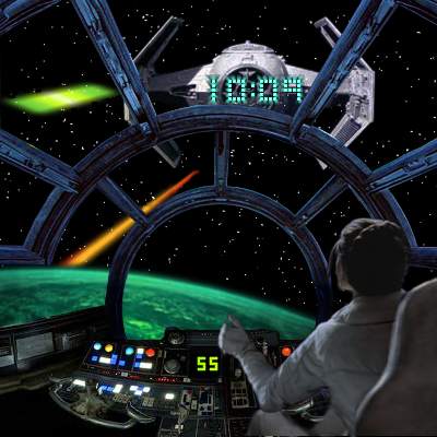 Star Watch Clock skin screenshot 7