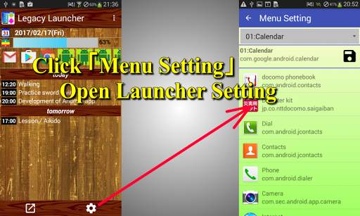 Legacy Launcher / start menu screenshot 3
