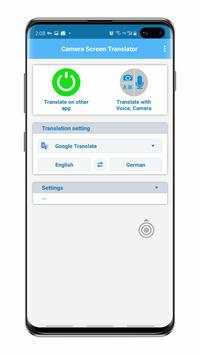 Camera Screen Translator screenshot 1