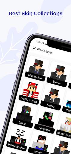 Bionic Skins for Minecraft PE screenshot 1