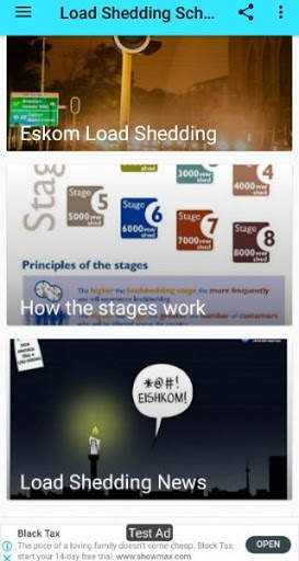 Load Shedding Schedules App screenshot 1