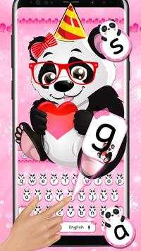 Cute Panda Theme Keyboard screenshot 2