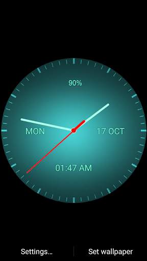 Analog clock Live WP screenshot 5