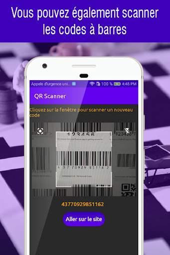 QR code scanner gratuit, lecteur qr code 4 تصوير الشاشة
