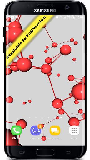 Particle Molecules 3D Live Wallpaper screenshot 3
