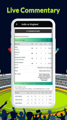Live Cricket Score, Live Line screenshot 2