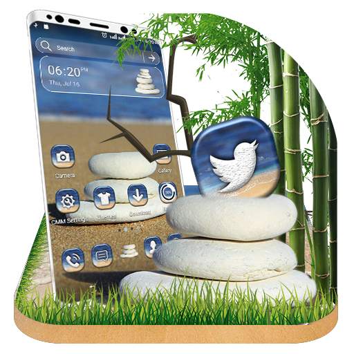 Beach Stone Launcher Theme 3.5