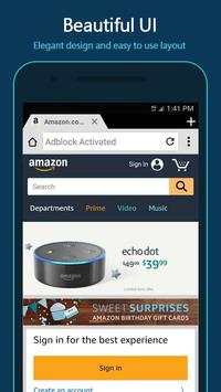 Adblocker Browser screenshot 2