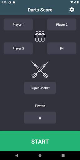 Darts Score Easy scoreboard screenshot 1