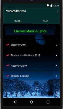 Eminem Music Player & Lyrics screenshot 1