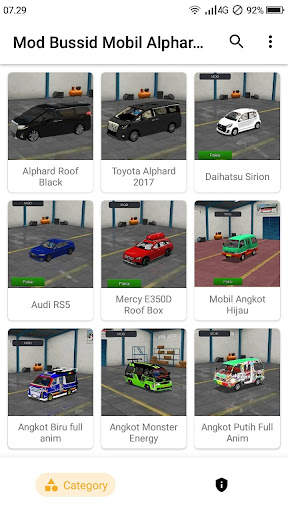 Mod Bussid Mobil Alphard Ceper screenshot 5