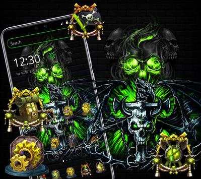 Skull Horror Launcher Theme screenshot 3