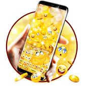3D Gravity Emoji Keyboard Theme icon
