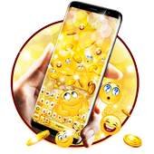 3D Gravity Emoji Keyboard Theme 10001003