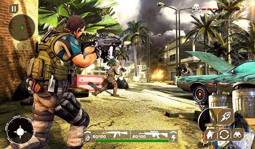 Commando Encounter Attack - Free Firing offline screenshot 14