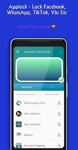 Indian AppLock & Gallery Vault 1 تصوير الشاشة