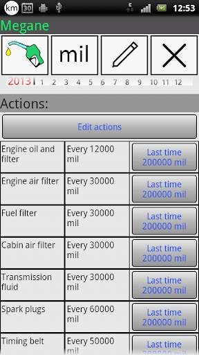 Car & moto maintenance & MPG स्क्रीनशॉट 4