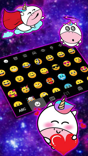Galaxy Space Keyboard Background screenshot 3