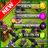 Unlimited Gems for COC Prank! icon