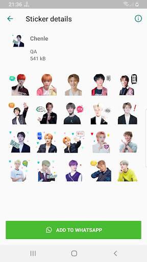 NCT Dream WAStickerApps KPOP Idol for Whatsapp screenshot 1