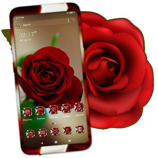 Red Rose Launcher Theme 1.1