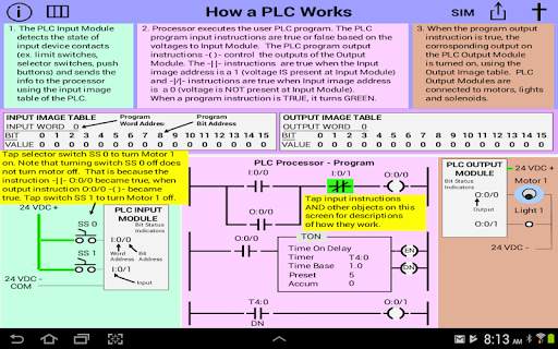 PLC Simulator, Mechatronics, PLC ladder Logic, PLC screenshot 1