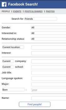 Facebook Graph Search screenshot 2