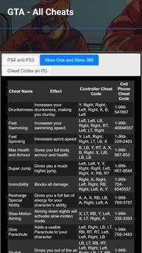 GTA All Cheats screenshot 3