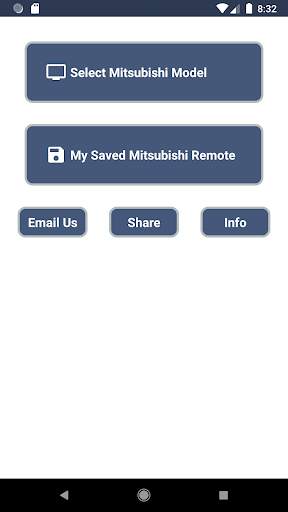 Mitsubishi TV Remote screenshot 1