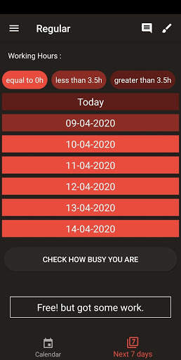 REGULAR Calendar, To Do Notes & Stress Management screenshot 3