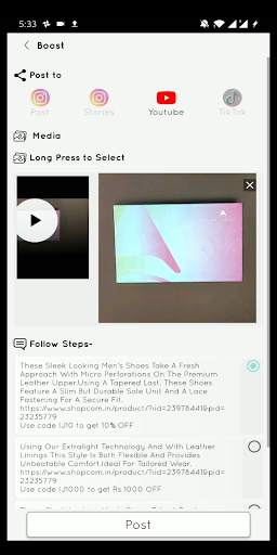InShopcomApp - Influencer Shopping App screenshot 3