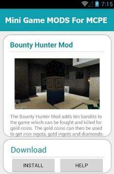 Mini Game MODS For MCPE स्क्रीनशॉट 5