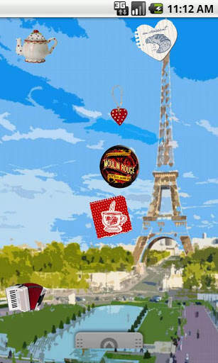 Paris Live Wallpaper FREE screenshot 1