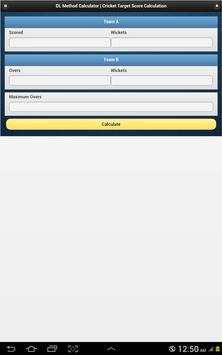 DL Calculator for Cricket screenshot 4