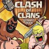Draw Battle Clash of Clans 1.5