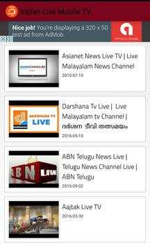 Indian Mobile Live-Tv screenshot 3