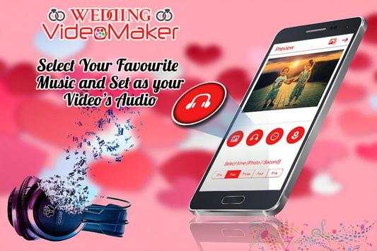 Wedding photo video maker स्क्रीनशॉट 3