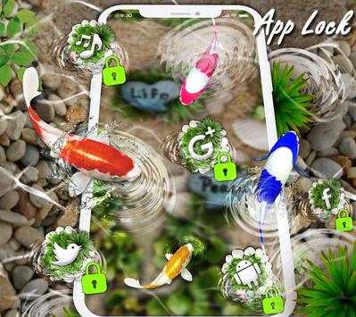 Free Koi Fish 3D Theme With Animation screenshot 6