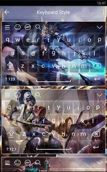 Keyboard Mobile Legends  Zilong Hero Skin screenshot 1