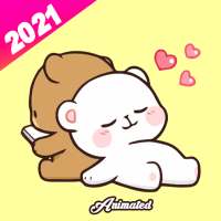 Animated Stickers For Whatsapp - milk and mocha logo
