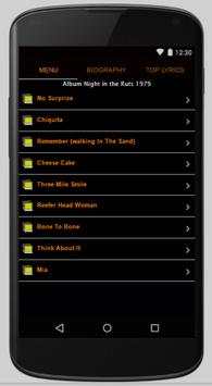 Aerosmith Full Album Lyrics screenshot 4
