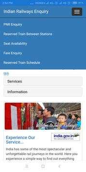 Indian Railways screenshot 1