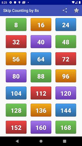 Skip Counting for Kids скриншот 1