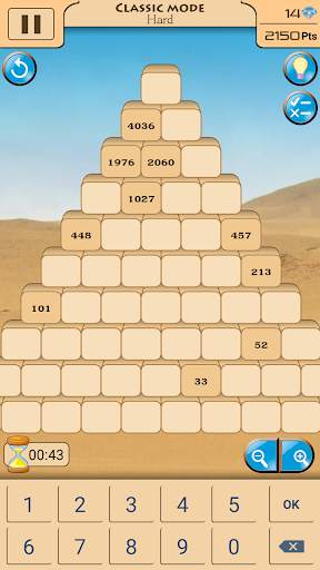 Sapphire Pyramid: Jeu de nombres screenshot 5