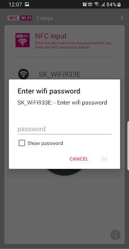 NFC WiFi Writer screenshot 5