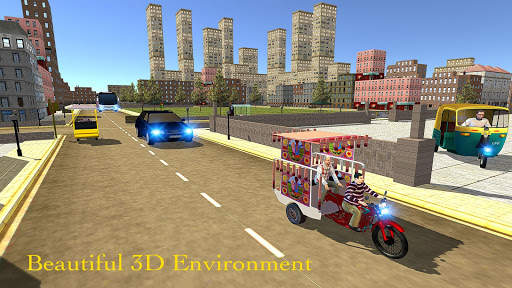 City Chingchi Rickshaw Driving screenshot 3