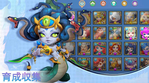 放置系オフラインゲーム伝説：fantasy hero war screenshot 2