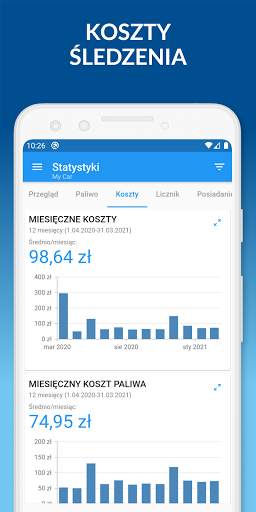 Moje auto: Dziennik paliwa screenshot 4