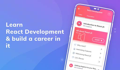 Learn React programming & cross platform app dev screenshot 4